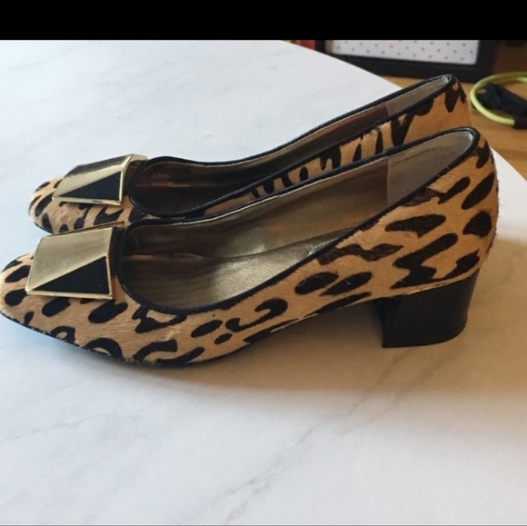 Isaac Misrahi leopard pump 9 - Picture 12 of 12